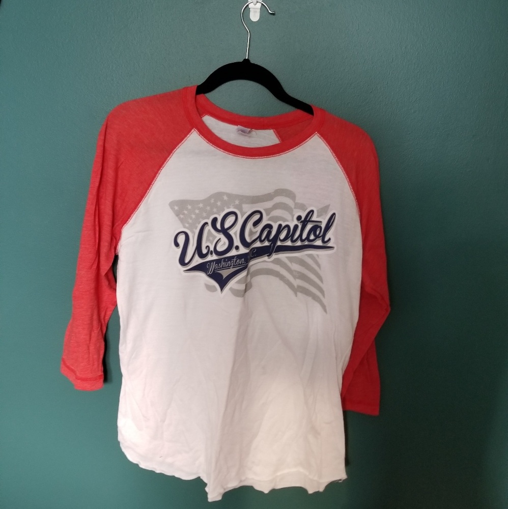 Washington DC Baseball Tee
